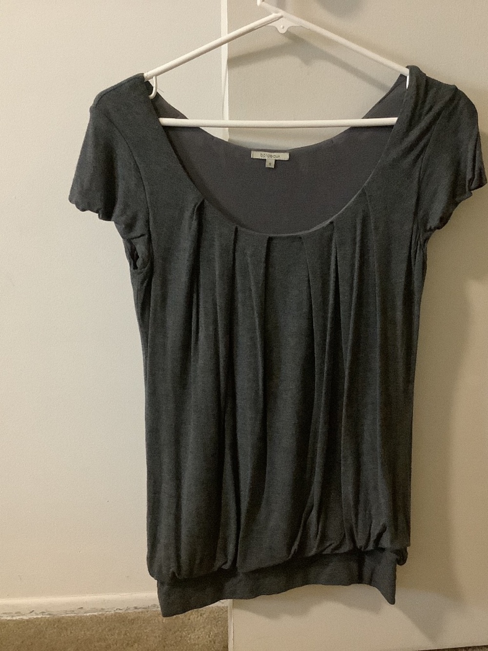 Anthropologie Cotton Pleated Casual Blouse
